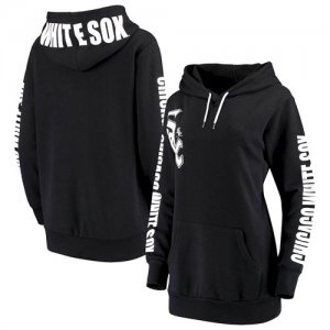 Chicago White Sox G III 4Her by Carl Banks Women\'s 12th Inning Pullover Hoodie Black