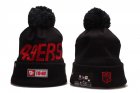49ers Team Logo Cuffed Pom Knit Hat YP
