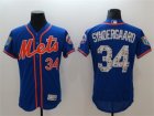 New York Mets #34 Noah Syndergaard Royal 2018 Spring Training Flexbase Jersey