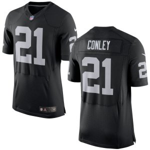 Nike Raiders #21 Conley Raiders Black Elite Jersey