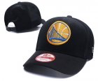 Warriors Team Logo Black Peaked Adjustable Hat GS