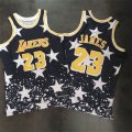 Lakers #23 Lebron James Black Independence Day Stitched Basketball Jersey