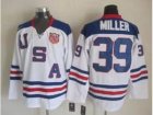 NHL jerseys team usa #39 miller olympic white