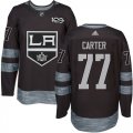 Los Angeles Kings #77 Jeff Carter Black 1917-2017 100th Anniversary Stitched NHL Jersey