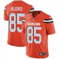 Nike Browns #85 David Njoku Orange Vapor Untouchable Limited Jersey