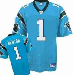 nfl Carolina Panthers #1 Newton lt,Blue