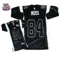 Minnesota Vikings #84 Randy Moss black[50th patch]