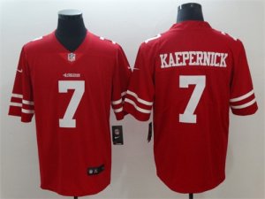 Nike 49ers #7 Colin Kaepernick Red Vapor Untouchable Limited Jersey