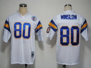 NFL Jerseys San Diego Chargers 80 Winslow White M&N 1984