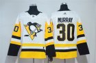 Penguins #30 Matt Murray White Adidas Jersey