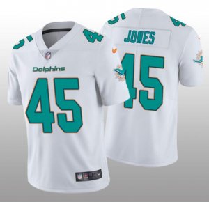Nike Dolphins #45 Brandon Jones White Vapor Untouchable Limited Jersey