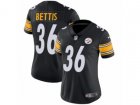 Women Nike Pittsburgh Steelers #36 Jerome Bettis Vapor Untouchable Limited Black Team Color NFL Jersey