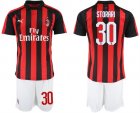 2018-19 AC Milan 30 STORARI Home Soccer Jersey