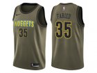 Men Nike Denver Nuggets #35 Kenneth Faried Green Salute to Service NBA Swingman Jersey