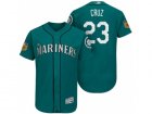 Mens Seattle Mariners #23 Nelson Cruz 2017 Spring Training Flex Base Authentic Collection Stitched Baseball Jersey