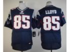 Nike NFL New England Patriots #85 Brandon Lloyd Blue Jerseys(Elite)