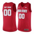Ohio State Buckeyes Red Mens Customized Basketball Jersey