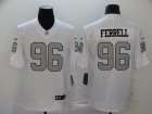 Nike Raiders #96 Clelin Ferrell White Color Rush Limited Jersey