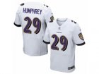 Mens Nike Baltimore Ravens #29 Marlon Humphrey Elite White NFL Jersey