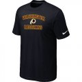 Washington Redskins Heart & Soul Black T-Shirt