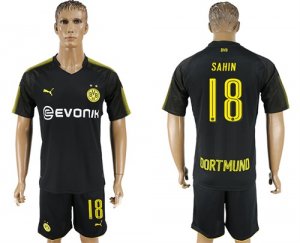 2017-18 Dortmund 8 SAHIN Away Soccer Jersey