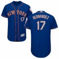 Mens Majestic New York Mets #17 Keith Hernandez Royal Gray Flexbase Authentic Collection MLB Jersey