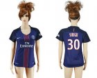 Womens Paris Saint-Germain #30 Sirigu Home Soccer Club Jersey