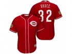 Mens Cincinnati Reds #32 Jay Bruce 2017 Spring Training Cool Base Stitched MLB Jersey