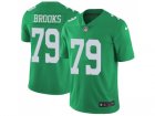 Nike Philadelphia Eagles #79 Brandon Brooks Green Men Stitched NFL Limited Rush Jersey