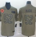 Nike Bears #52 Khalil Mack 2019 Olive Salute To Service Limited Jersey