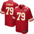 Mens Nike Kansas City Chiefs #79 Parker Ehinger Game Red Team Color NFL Jersey