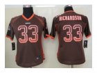 nike women nfl jerseys cleveland browns #33 richardson brown[Elite drift fashion]