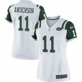 Women's Nike New York Jets #11 Robby Anderson Limited White NFL Jersey