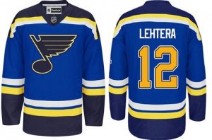 St.Louis Blues #12 Jori Lehtera Light Blue Home Stitched NHL Jersey