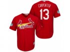 Mens St.Louis Cardinals #13 Matt Carpenter 2017 Spring Training Cool Base Stitched MLB Jersey