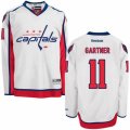 Mens Reebok Washington Capitals #11 Mike Gartner Premier White Away NHL Jersey