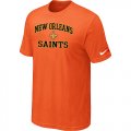 New Orleans Saints Heart & Soul Orange T-Shirt