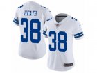 Women Nike Dallas Cowboys #38 Jeff Heath Vapor Untouchable Limited White NFL Jersey