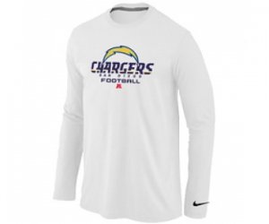 Nike San Diego Charger Critical Victory Long Sleeve T-Shirt White