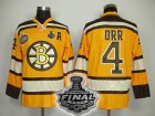 nhl boston bruins #4 orr yellow[2011 stanley cup]
