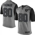 Nike Jacksonville Jaguars #80 Julius Thomas Gray Men's Stitched NFL Limited Gridiron Gray Jersey
