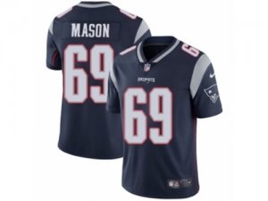 Mens Nike New England Patriots #69 Shaq Mason Vapor Untouchable Limited Navy Blue Team Color NFL Jersey