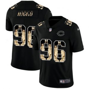 Nike Bears #96 Akiem Hicks Black Statue Of Liberty Limited Jersey