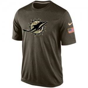 Mens Miami Dolphins Salute To Service Nike Dri-FIT T-Shirt