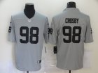 Nike Raiders #98 Maxx Crosby Gray Inverted Legend Limited Jersey