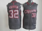 nba los angeles clippers #32 griffin black grey[2012]
