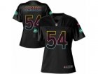 Women Nike New York Jets #54 Bruce Carter Game Black Fashion NFL Jersey