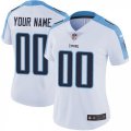 Womens Nike Tennessee Titans Customized White Vapor Untouchable Limited Player NFL Jersey