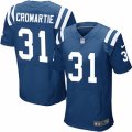 Mens Nike Indianapolis Colts #31 Antonio Cromartie Elite Royal Blue Team Color NFL Jersey
