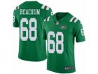 Mens Nike New York Jets #68 Kelvin Beachum Limited Green Rush NFL Jersey